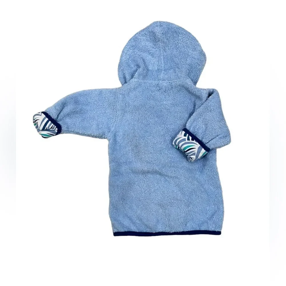 Baby Boy Just Born® Robe & Booties Set by Just Born, Excellent, 6 months